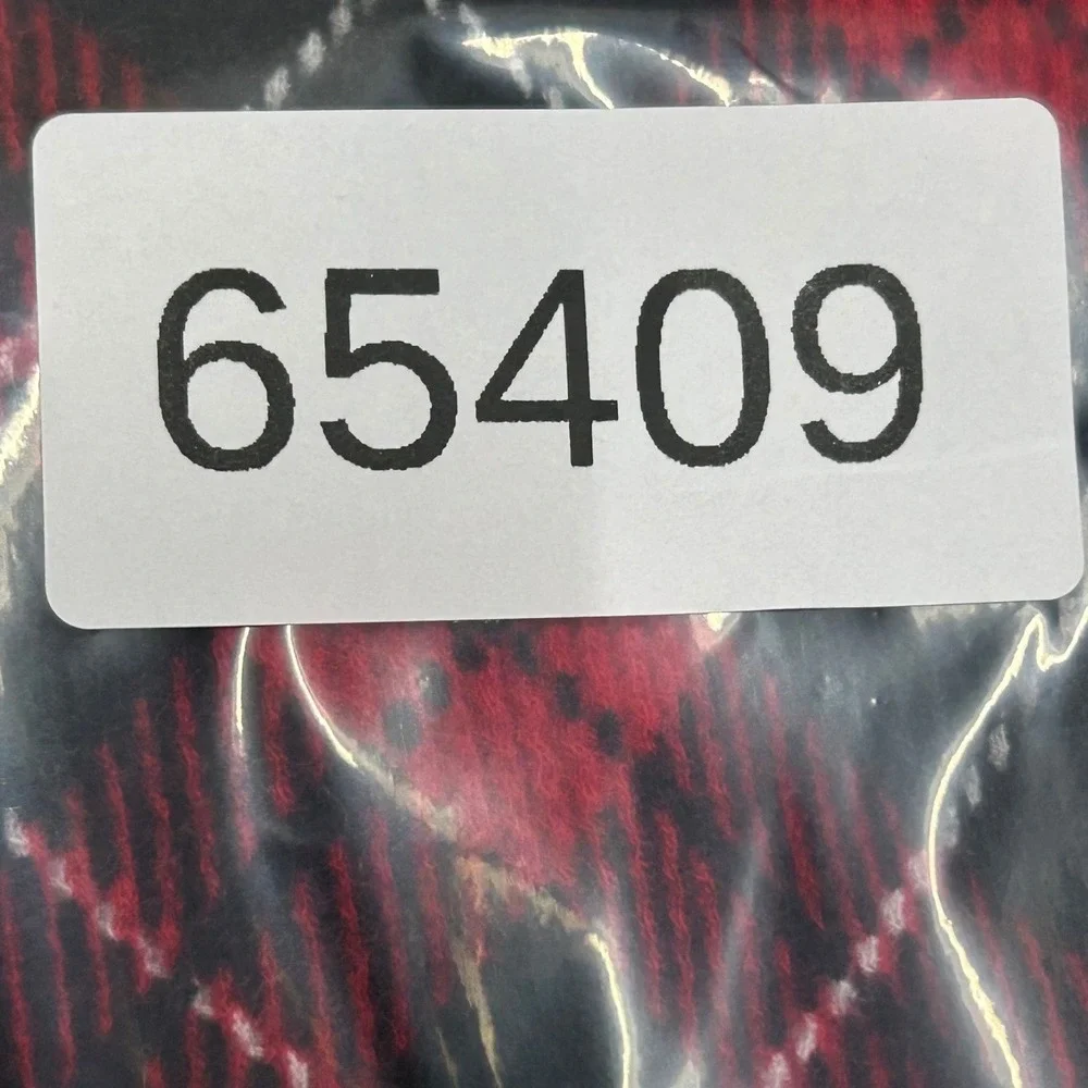 Victoria's Secret Pajama Leggings Womens Size S Red Black Argyle Plaid Lounge